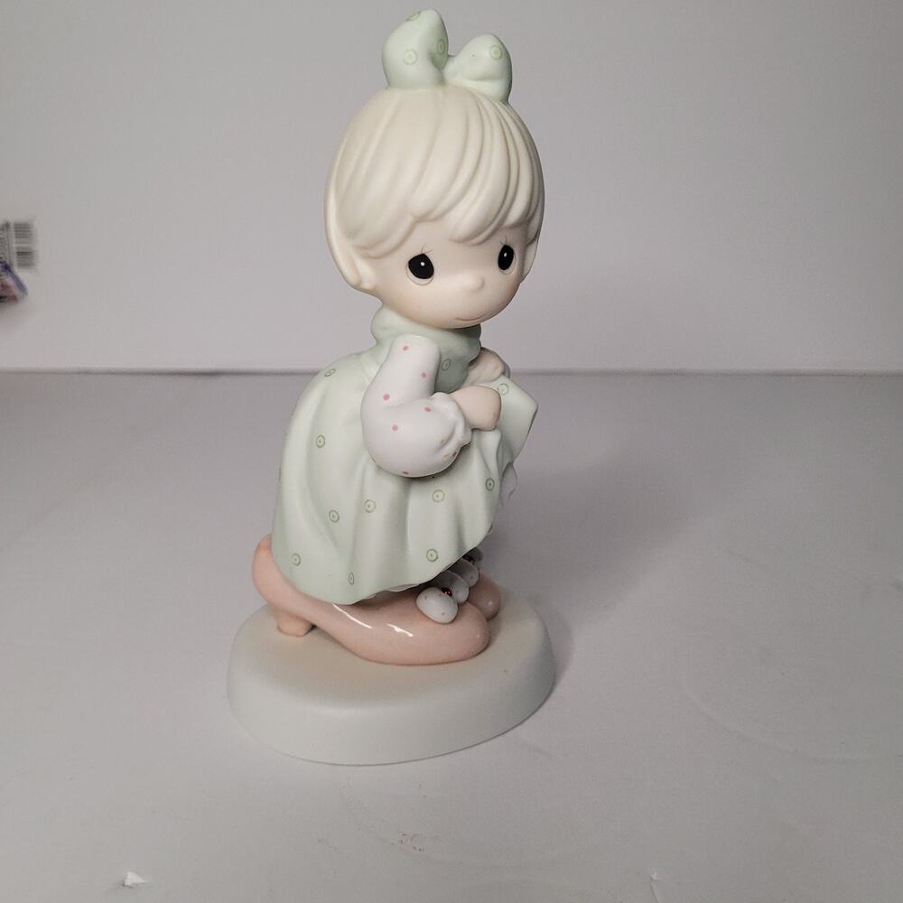 Precious Moments "Who's Gonna Fill Your Shoes" Figurine